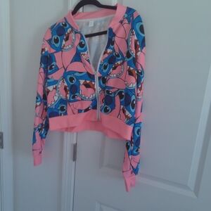 Colorful Cartoon Print Jacket